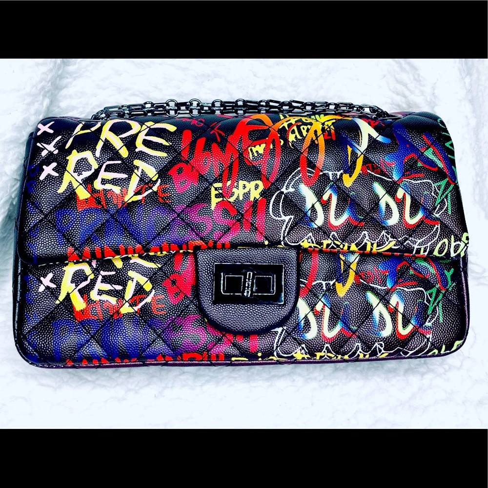 Graffiti Crossbody Bag